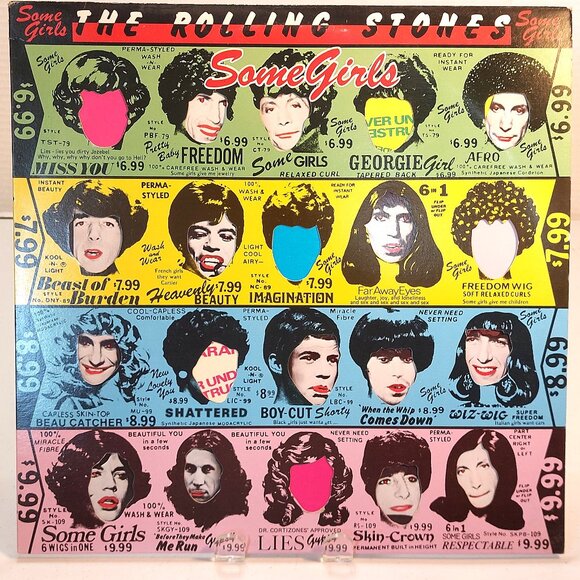 The Rolling Stones ~ Some Girls (Vinyl LP, 1978) Banned Cover 39108 - Picture 1 of 6
